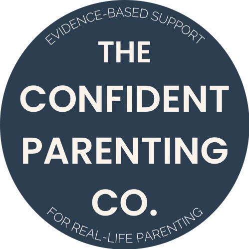 Logo for The Confident Parenting Co, evidence-based baby and toddler sleep and parenting support.